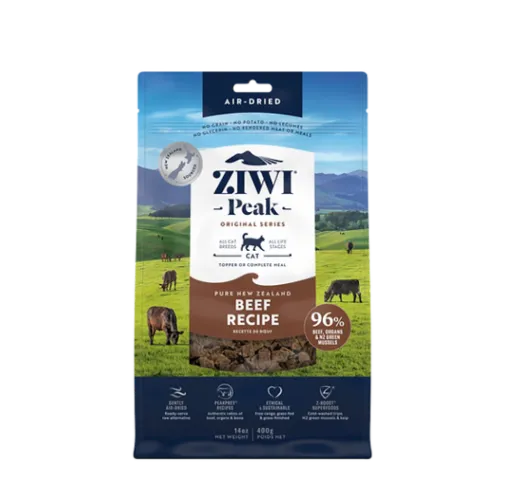 ZIWIPEAK 無穀物 風乾牛肉 貓糧配方 1kg