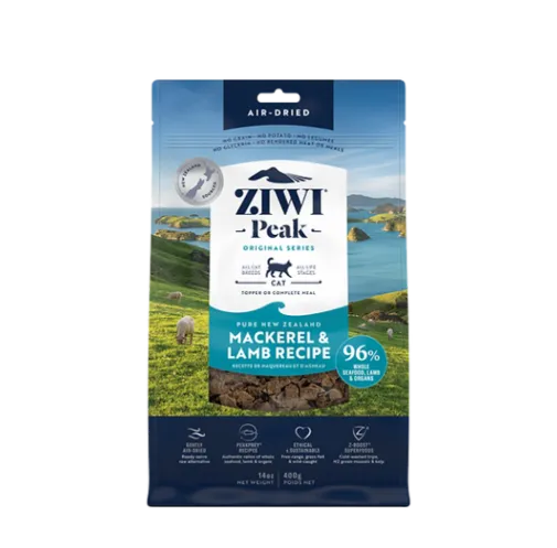 ZIWIPEAK 無穀物 風乾鯖魚+羊肉 貓糧配方 1kg