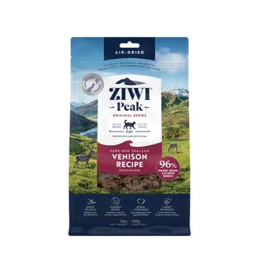 ZIWIPEAK 無穀物 風乾鹿肉 貓糧配方 400g